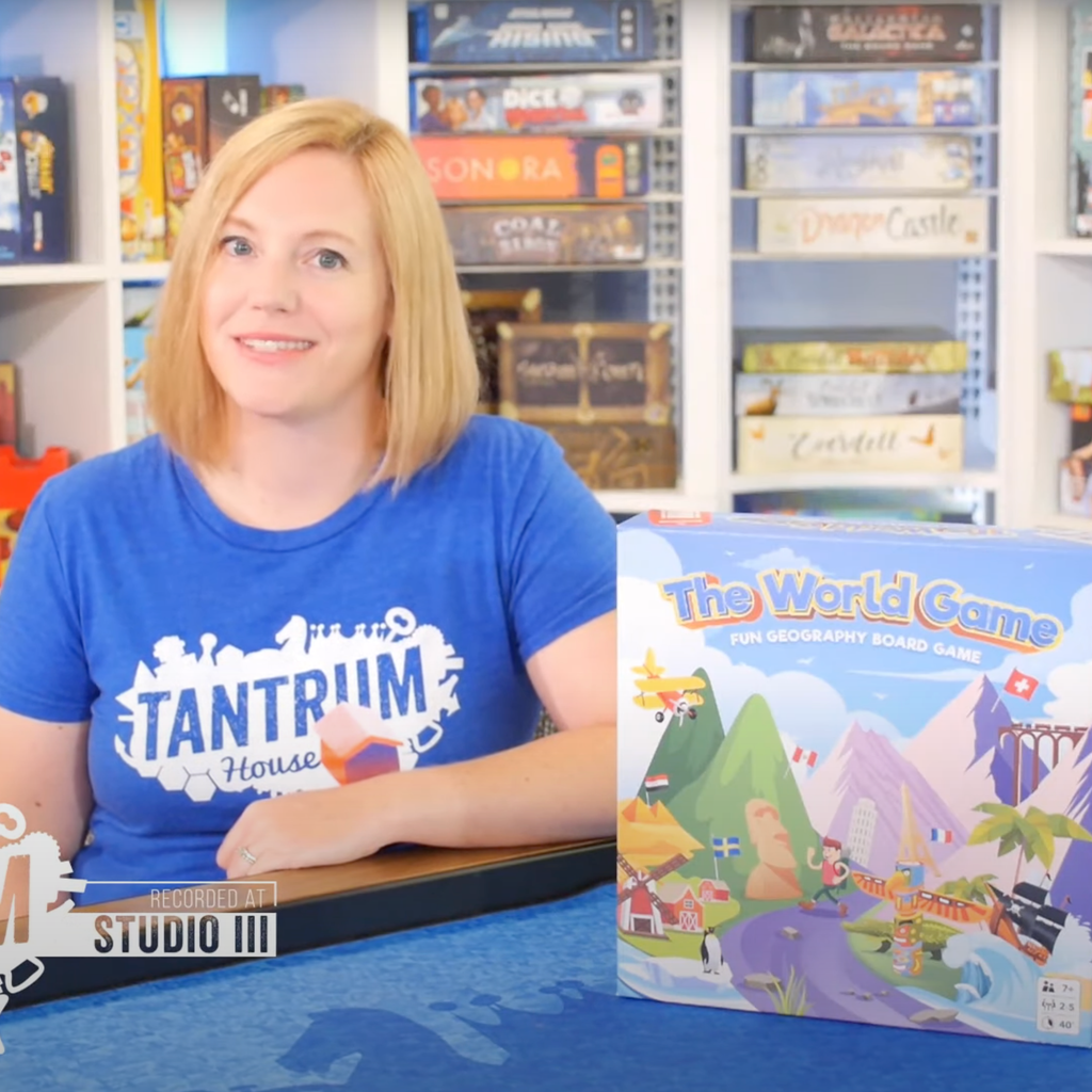 Geography board game for kids 8-12. Great learning educational game for for the family.