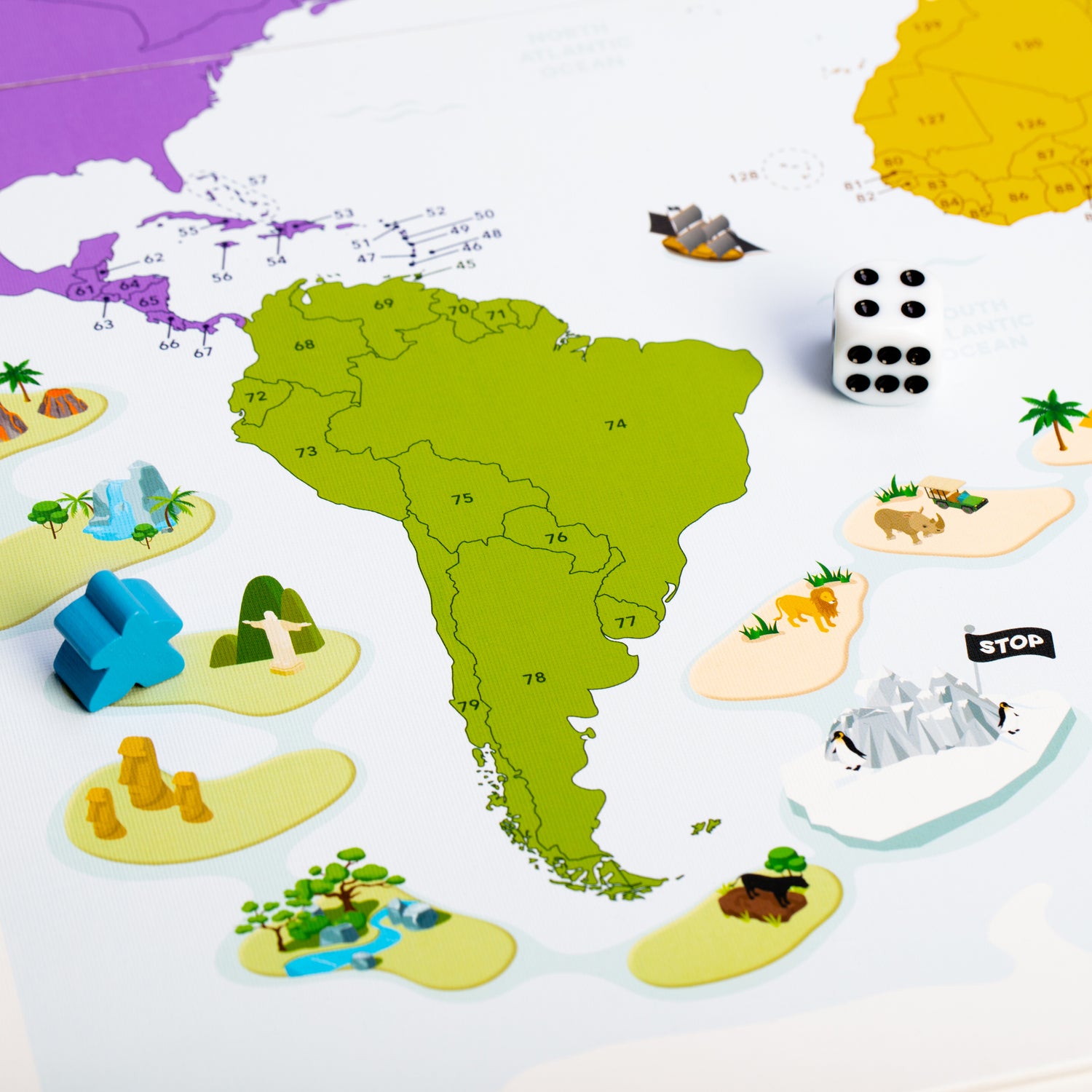 If your kid likes science gifts he will like this road trip ready geography board game for teens.