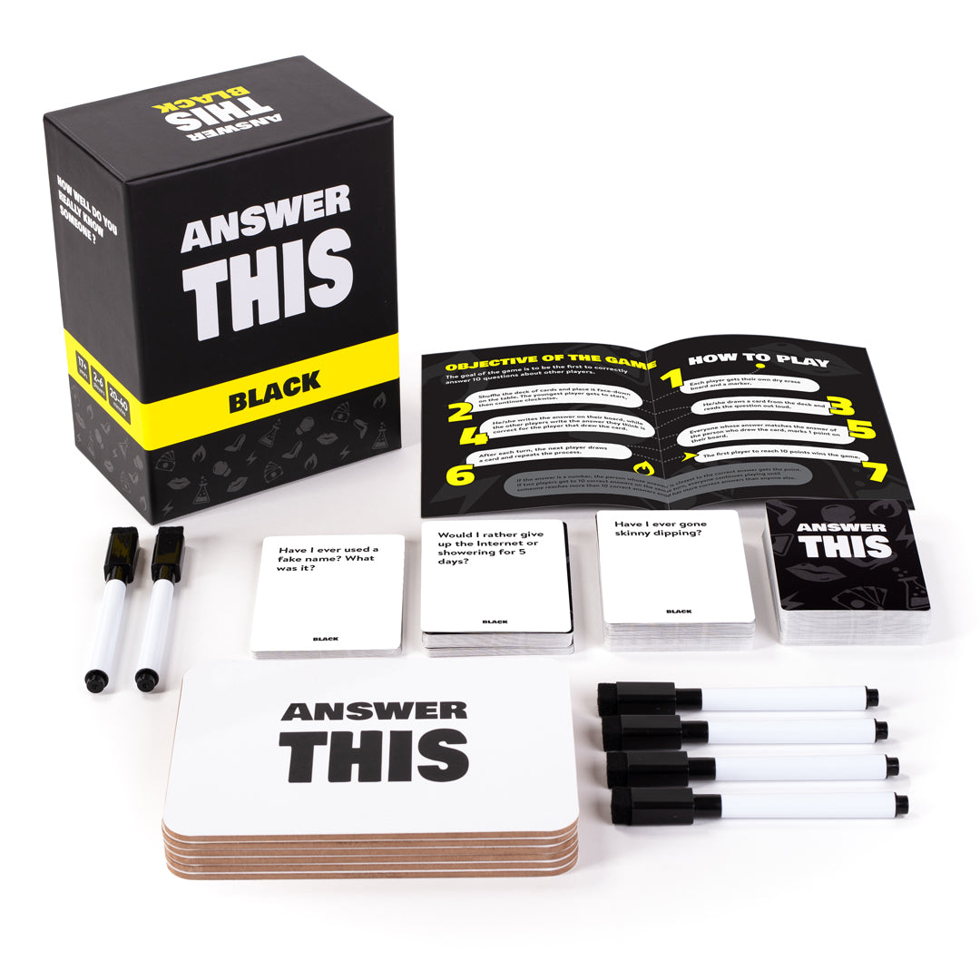 A great conversation starter for couples or bachelorette parties with strangers or friends. Cool and crazy.