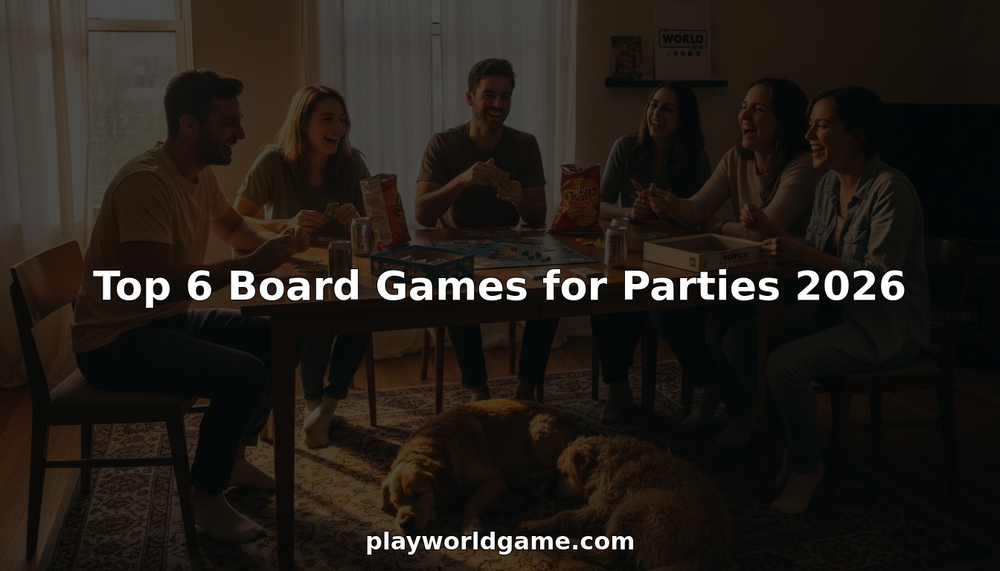 Friends laughing playing party board games