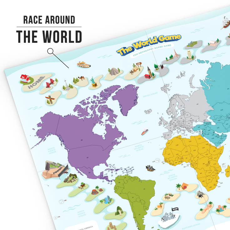Fun educational board game that you can also play as an adult and discuss history while playing.